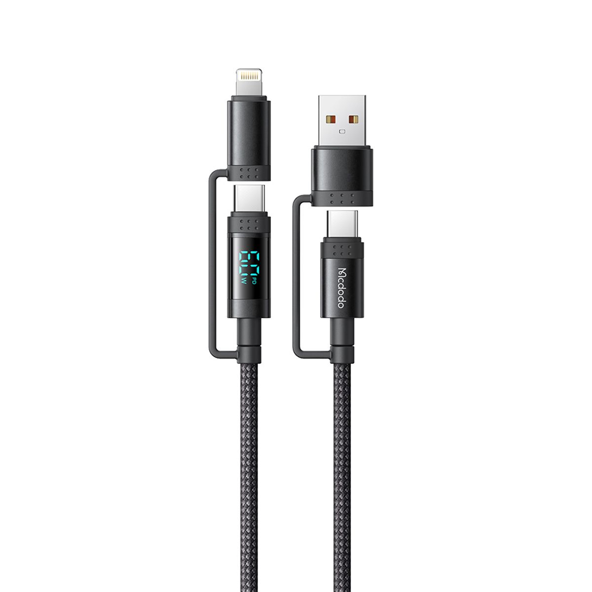 맥도도(MCDODO) 4in1 디스플레이 PD 60W 고속충전 케이블 CA199