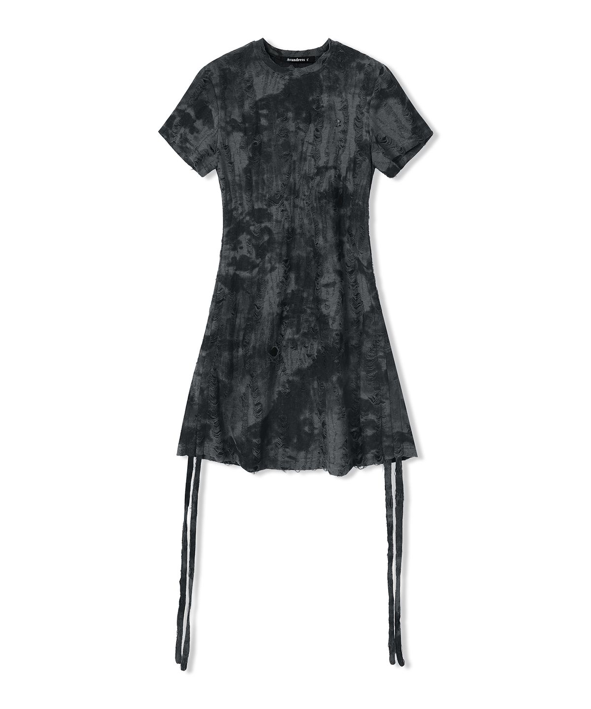 어반드레스(AVANDRESS) Dark Cloud Mini Dress BLACK