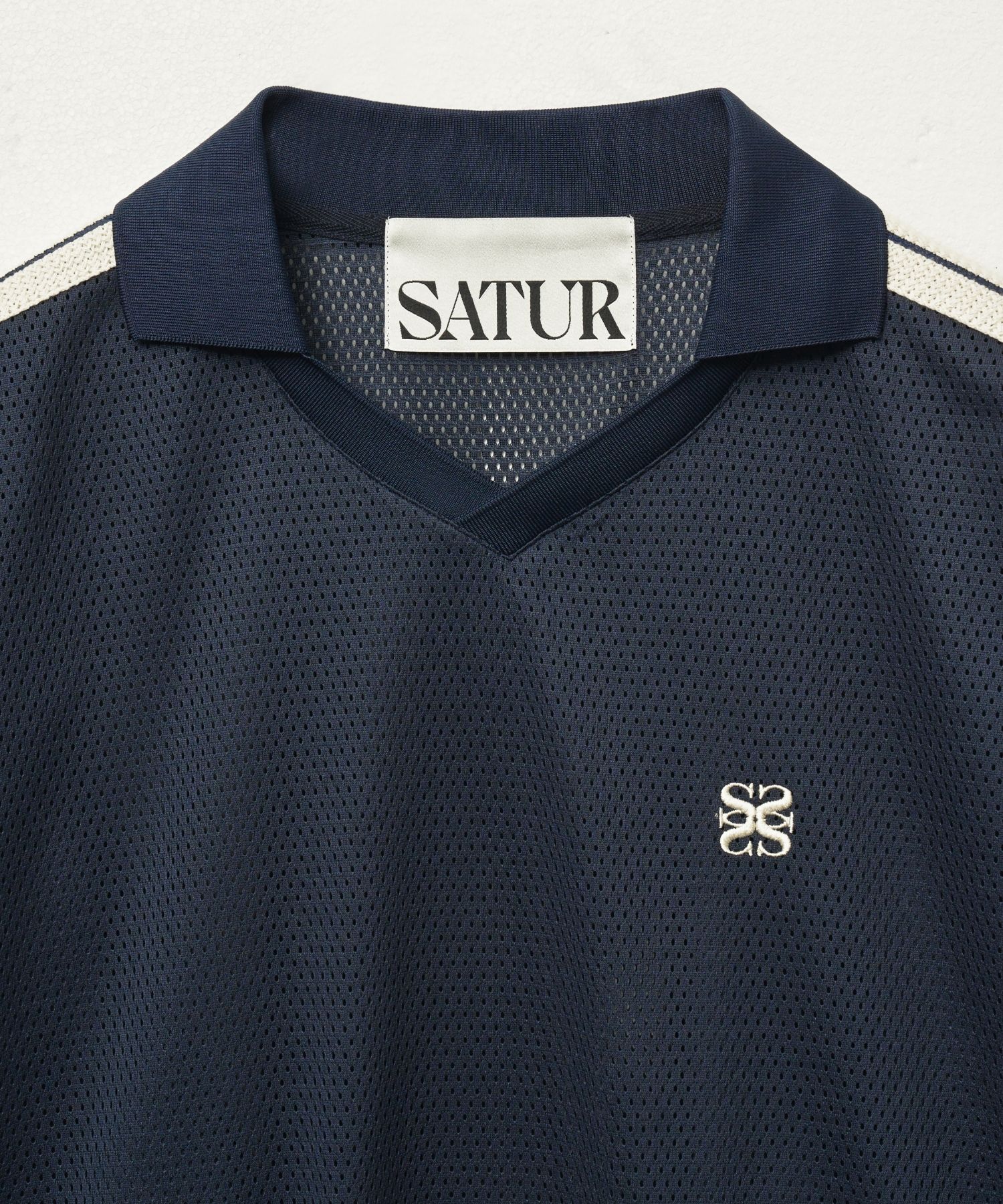 【 SATUR 】Lausanne Mesh Football Shirt MUSINSA | SATUR Lausanne Mesh Football Shirt Black