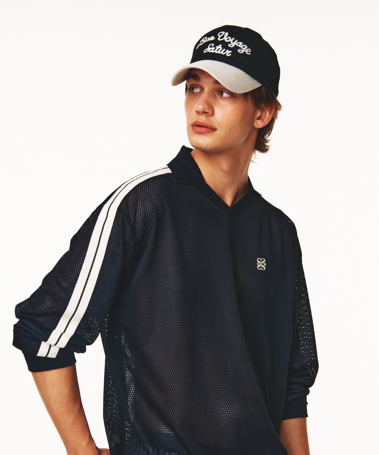 【 SATUR 】Lausanne Mesh Football Shirt MUSINSA | SATUR Lausanne Mesh Football Shirt Black