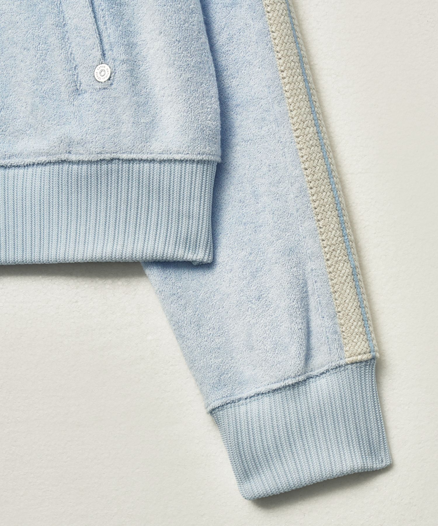 ★SATUR★Lawton Terry Track Zip-up Jacket MUSINSA | SATUR (W) Lawton Terry Track Zip-Up Jacket Sky Blue