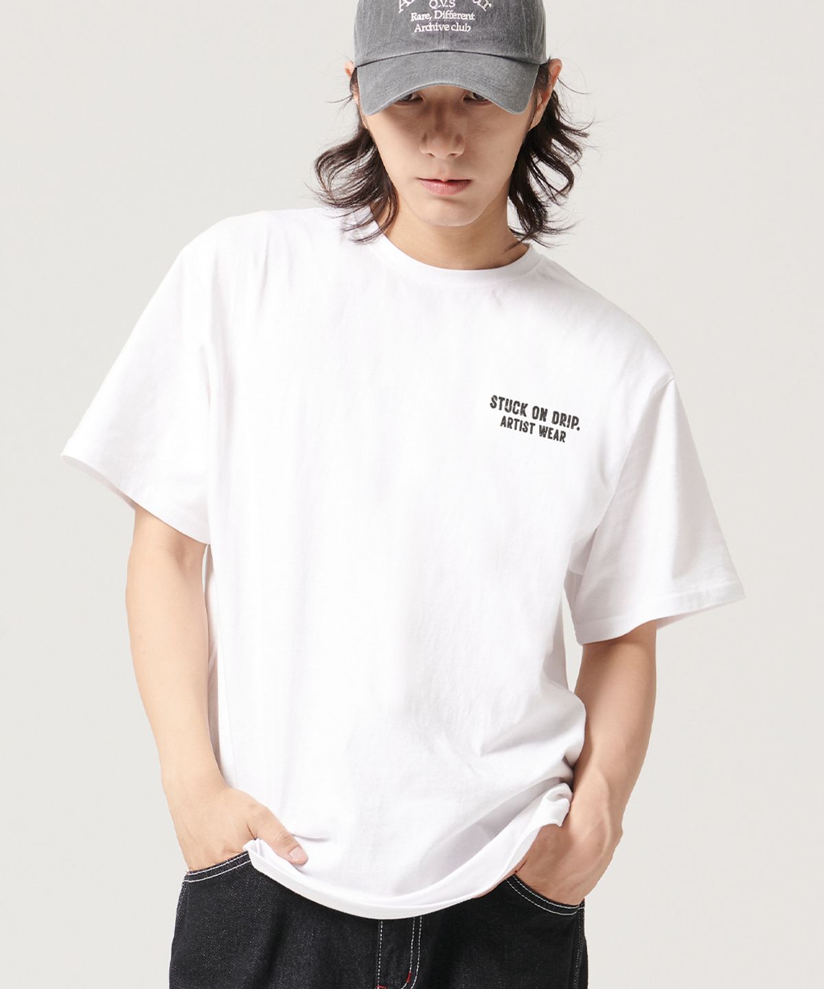 아티스트웨어(ARTISTWEAR) [ATW] 스턱온드립 반팔티