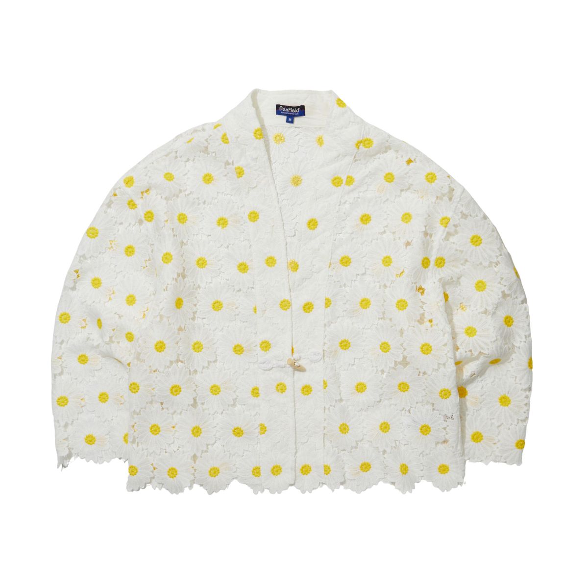 펜필드(PENFIELD) 플라워 크로셰 로브 화이트_FR2WJ37U