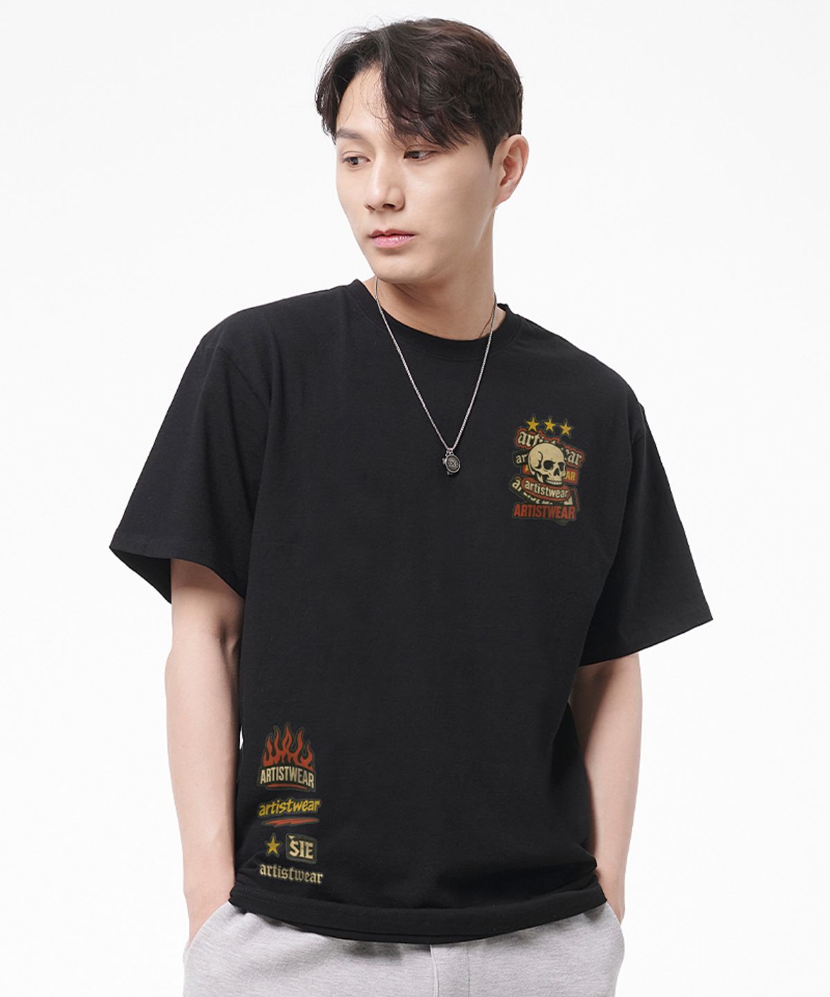 아티스트웨어(ARTISTWEAR) [ATW] 스티커밤 반팔티