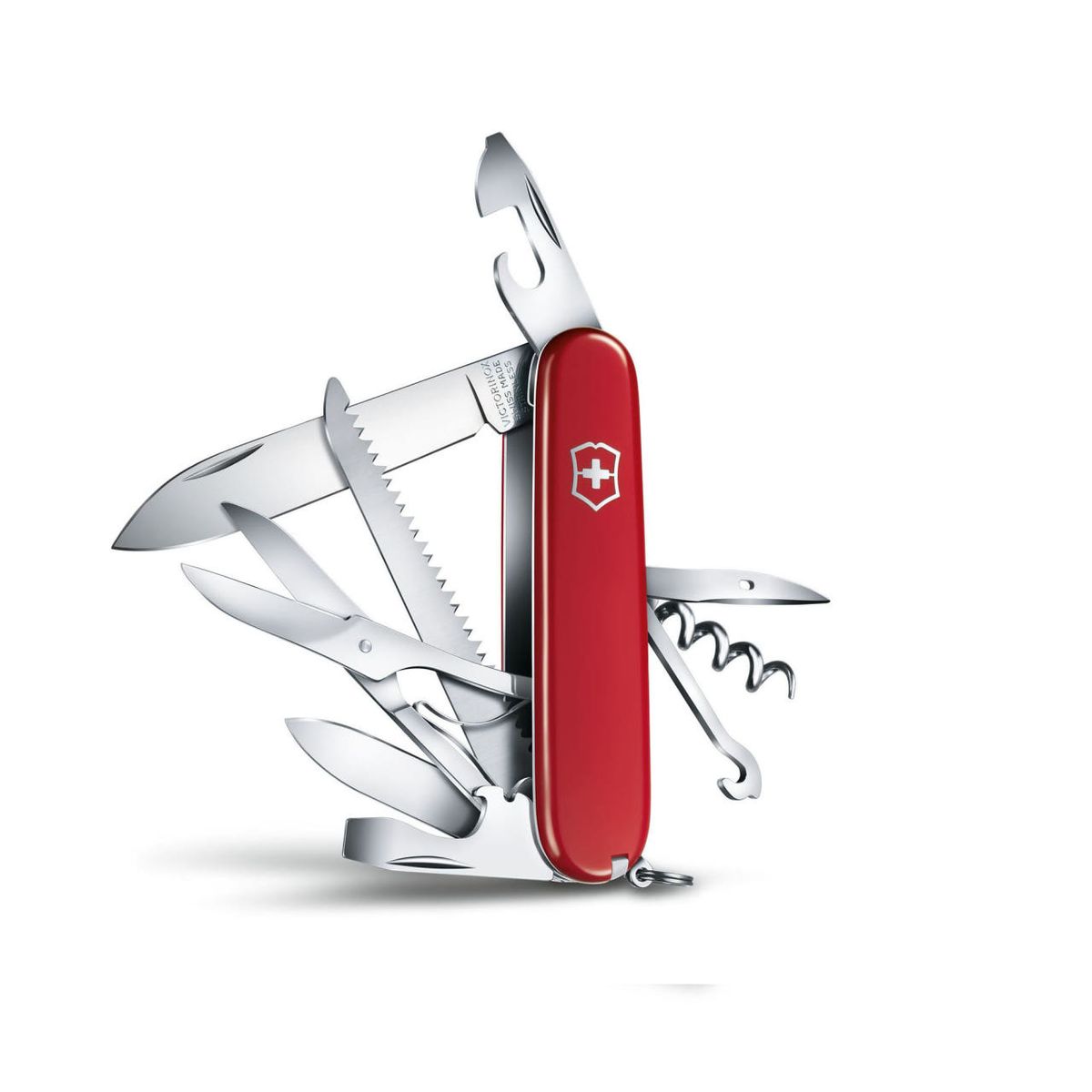 빅토리녹스(VICTORINOX) 헌츠맨 91mm 스위스 아미 나이프 맥가이버 캠핑 멀티툴 1.3713