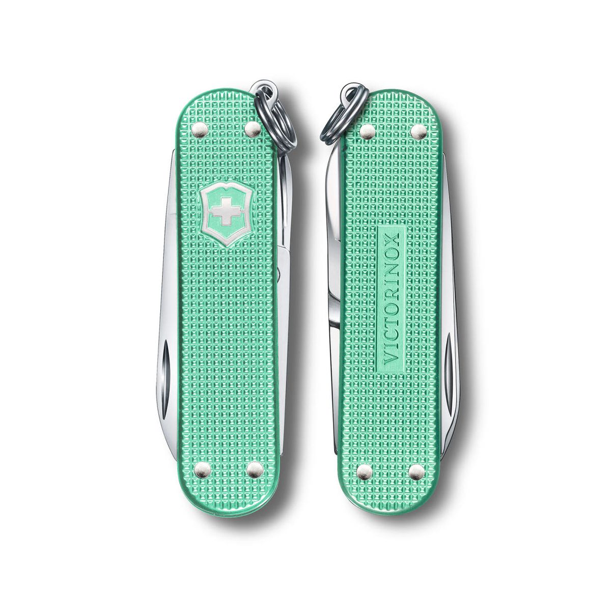 빅토리녹스(VICTORINOX) 클래식 컬러스 알록스 58mm 스몰 포켓 스위스 아미 나이프 민티 민트 0.6221.221G