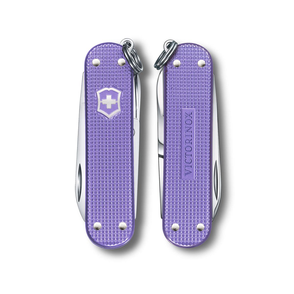 빅토리녹스(VICTORINOX) 클래식 컬러스 알록스 58mm 스몰 포켓 스위스 아미 나이프 일렉트릭 라벤더 0.6221.223G