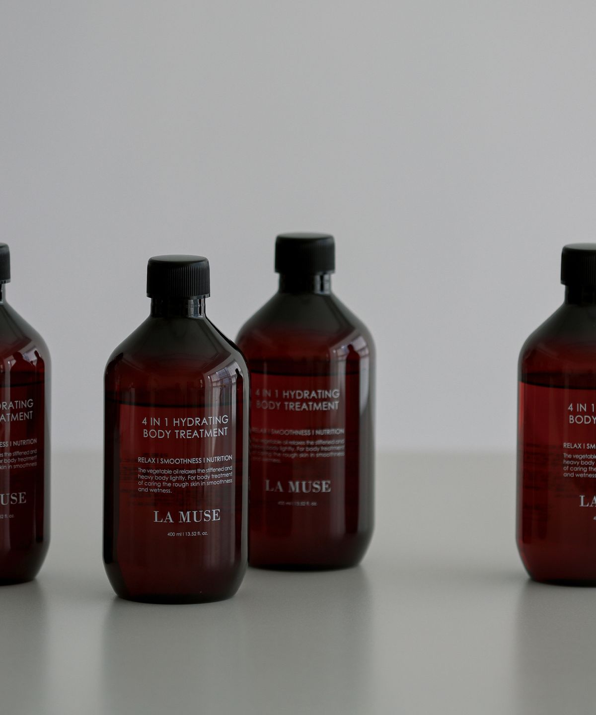 라뮤즈(LAMUSE) 4 IN 1 하이드레이팅 바디 트리트먼트 400ml (바디오일)