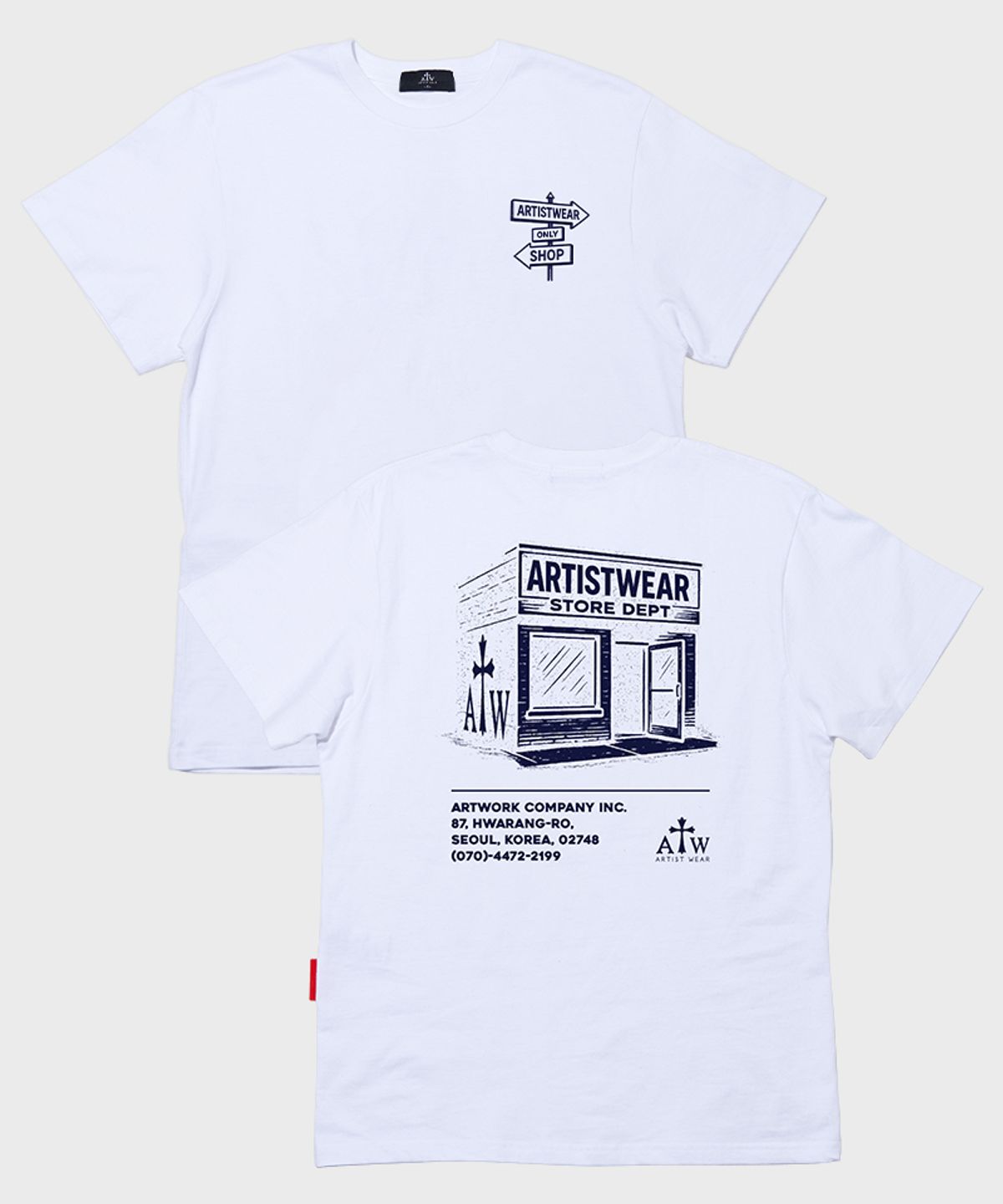 아티스트웨어(ARTISTWEAR) [ATW] 플래그십 반팔티