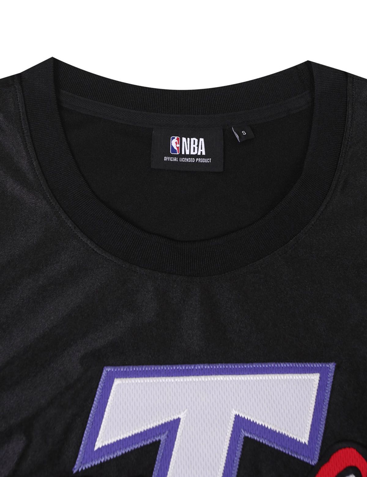 엔비에이(NBA) HWC TOR 사틴 농구저지 슬리브리스(N252TS856P) 블랙