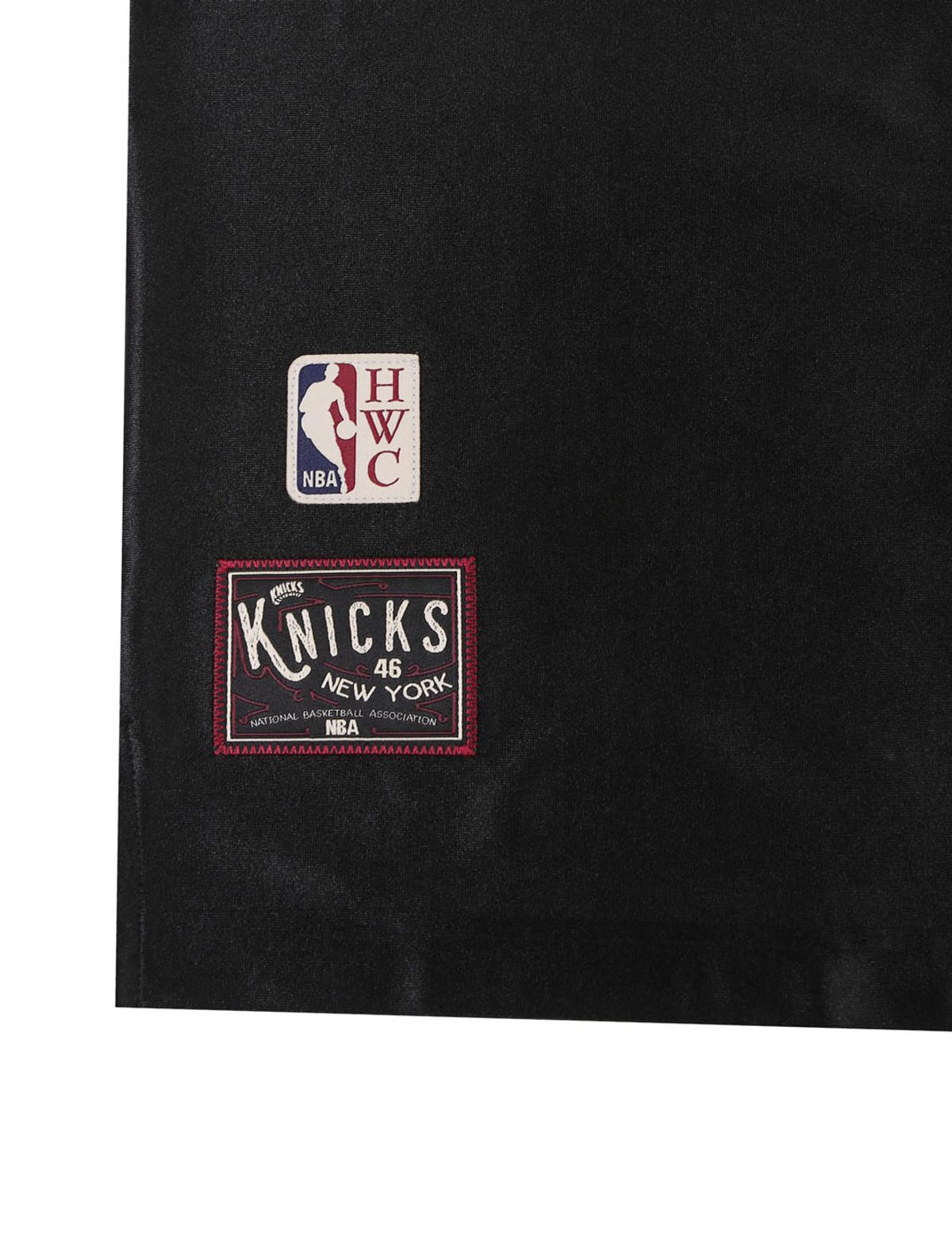 엔비에이(NBA) HWC NYK 사틴 농구저지 슬리브리스(N252TS854P) 블랙