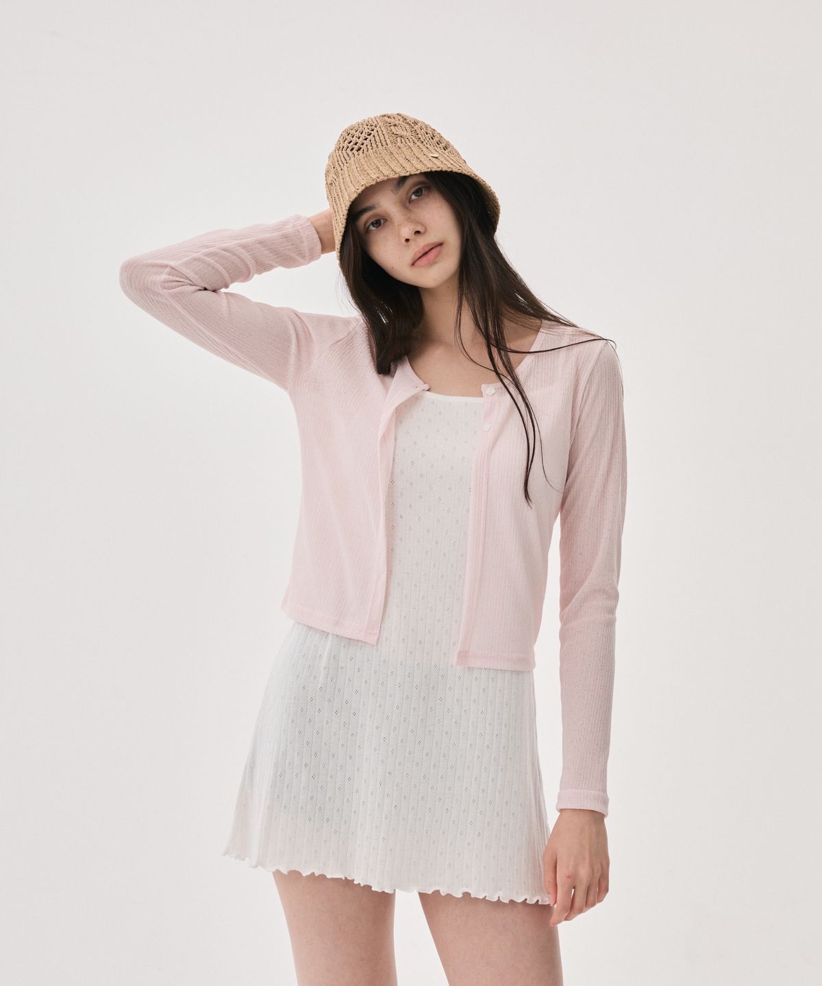 릴리코리(LILYKORI) Fine Punching Bucket Hat