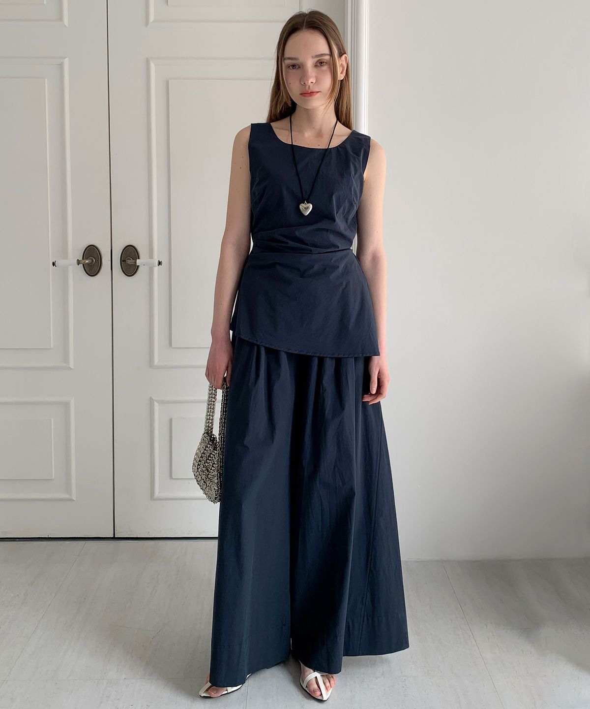 바스카라(VASCARA) Cotton Banding Wide Pants (3colors)