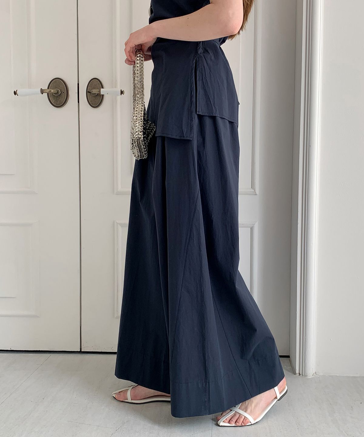 바스카라(VASCARA) Cotton Banding Wide Pants (3colors)