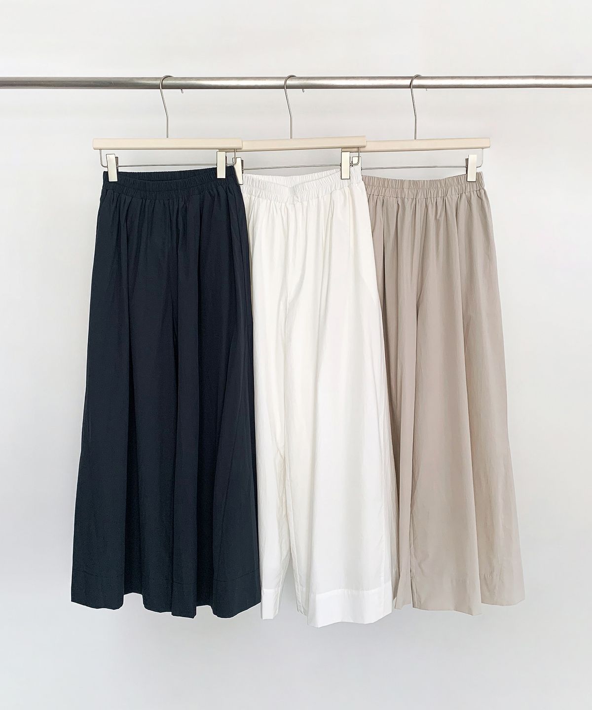 바스카라(VASCARA) Cotton Banding Wide Pants (3colors)