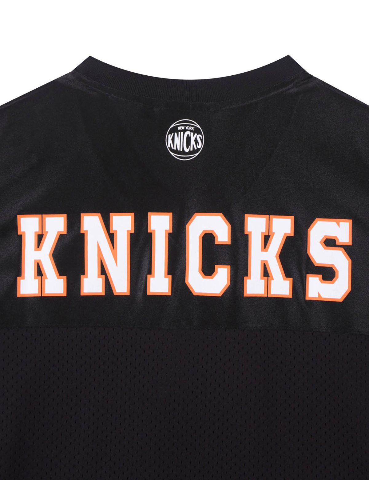 엔비에이(NBA) HWC NYK 5부 메쉬 반팔 티셔츠(N252TS852P) 블랙