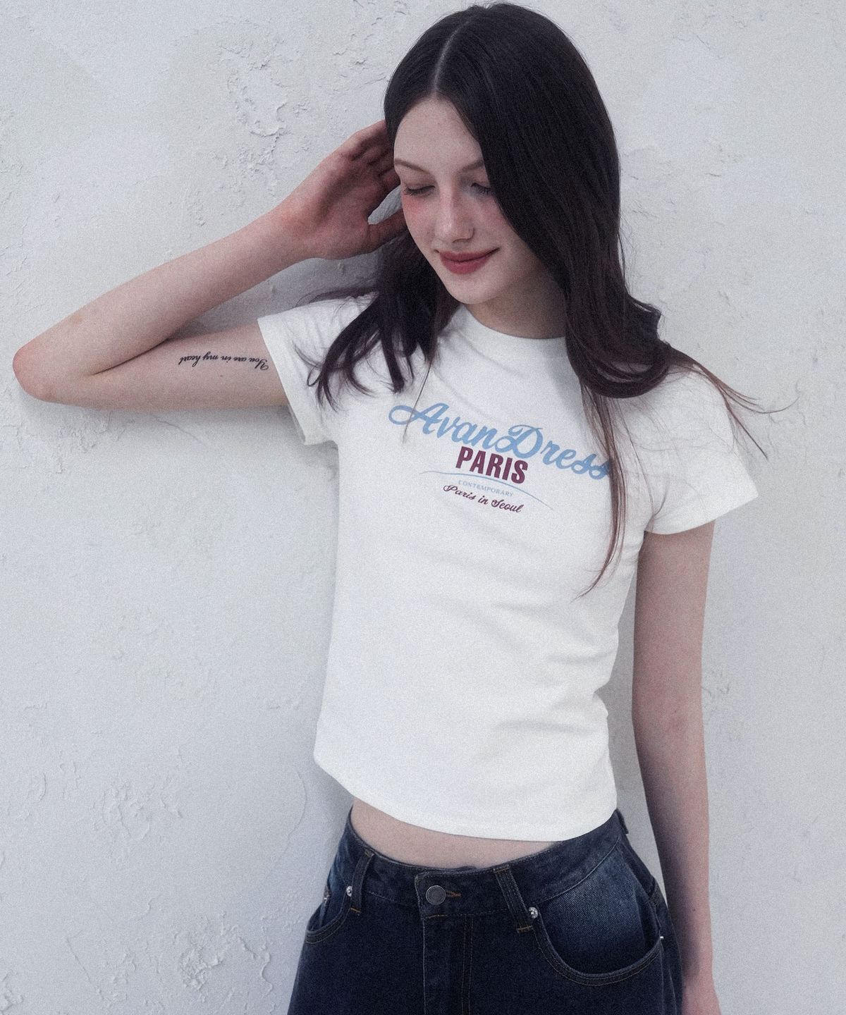 어반드레스(AVANDRESS) Aloha Crop T-shirt - 4COL