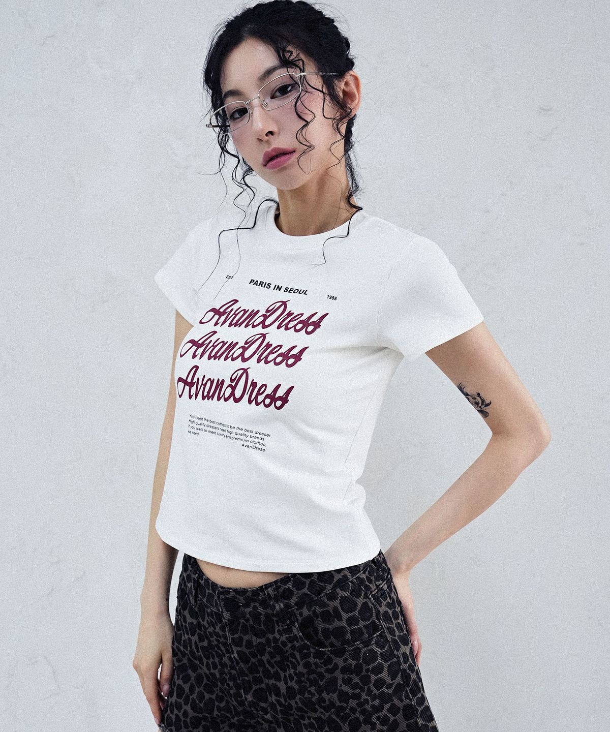 어반드레스(AVANDRESS) Bagel Crop T-shirt - 3COL