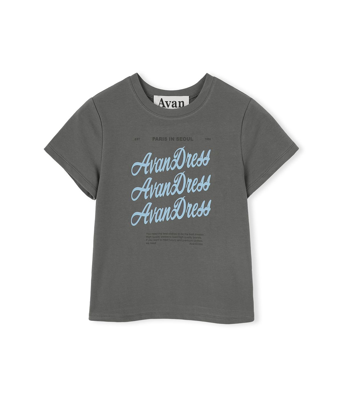 어반드레스(AVANDRESS) Bagel Crop T-shirt - 3COL