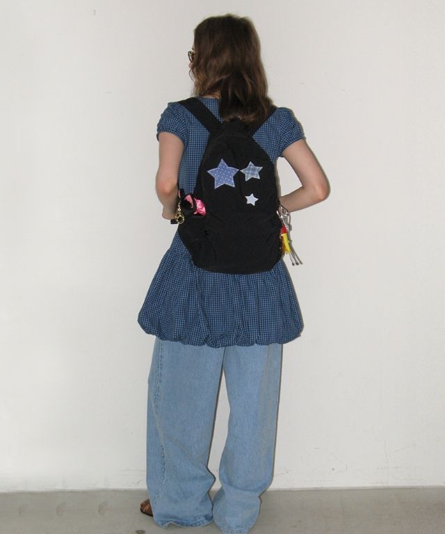 バックパック・リュック RONRON 3 STAR PATCH BACKPACK 5BJH1411 MUSINSA | RONRON 3 STAR PATCH BACKPACK BLACK