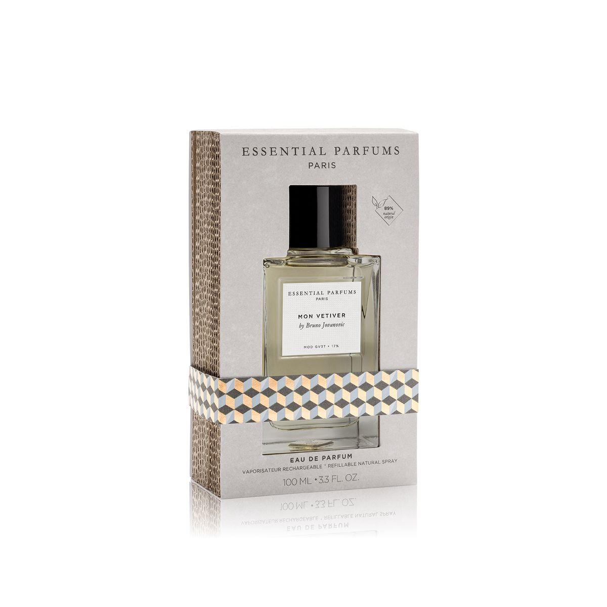 에센셜 퍼퓸(ESSENTIAL PARFUMS) 몽 베티버 바이 브루노 조바노빅 오 드 퍼퓸 100ml [증정] 랜덤 바이알 (2ml*2종)