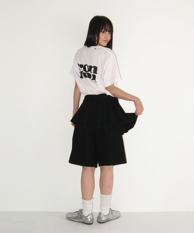 【RonRon】 OFF BALANCE PLEAT LAYERED SHORTS PANTS 3色 MUSINSA公式 | RONRON OFF BALANCE PLEAT LAYERED SHORTS PANTS