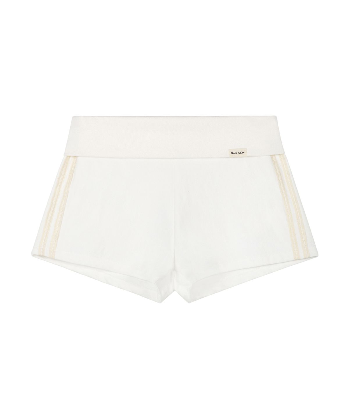 락케이크(ROCKCAKE) Banding Track Shorts - White