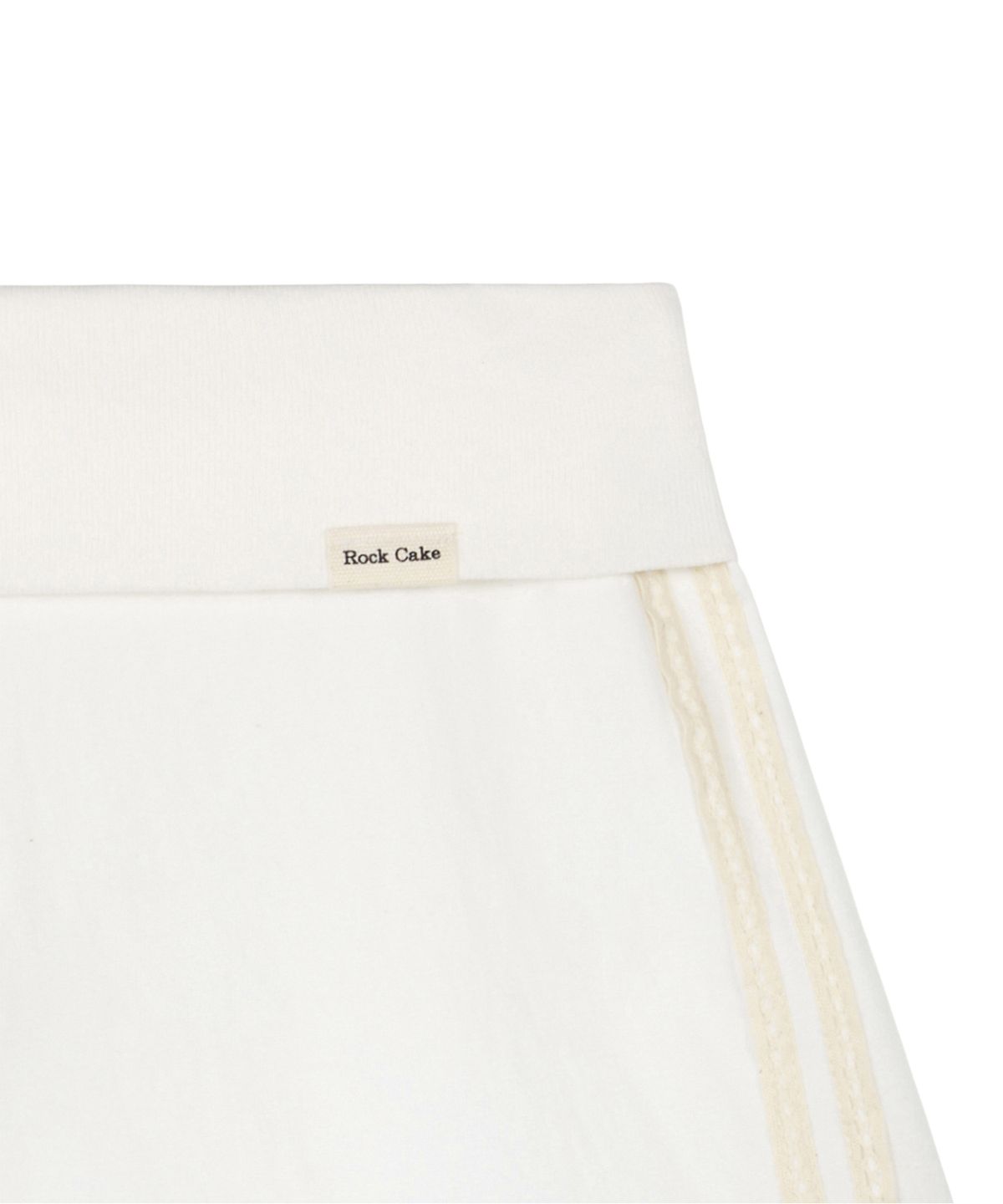 락케이크(ROCKCAKE) Banding Track Shorts - White