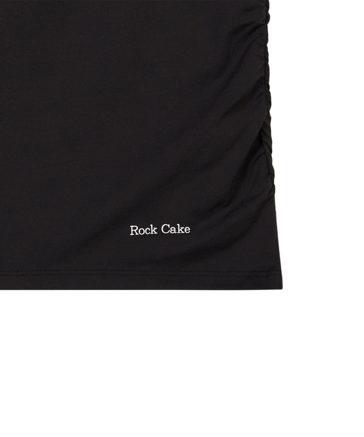 락케이크(ROCKCAKE) Drop Shoulder Twist Top - Black