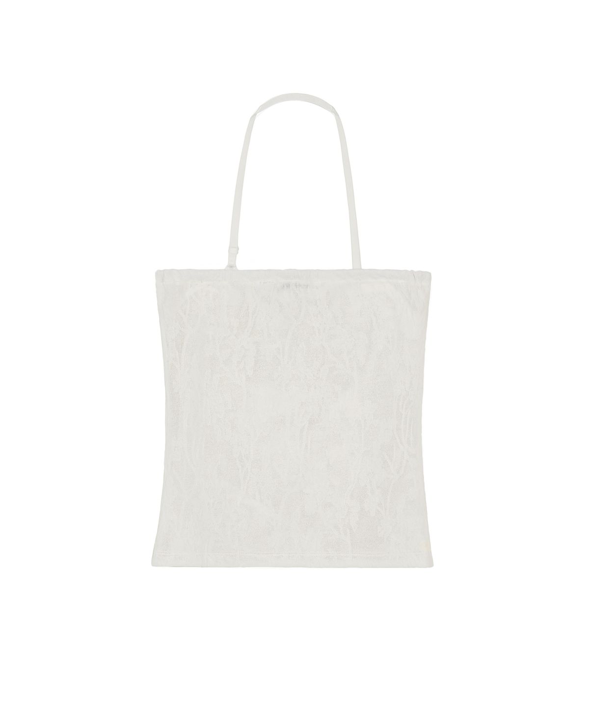 락케이크(ROCKCAKE) Lumi Lace Tube Top - White