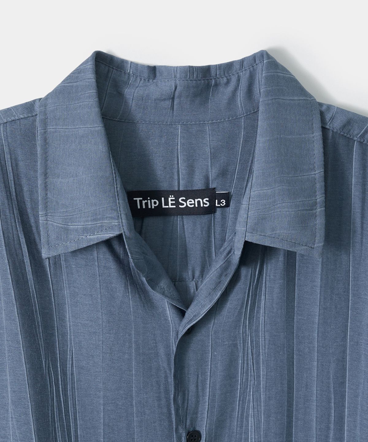 트립르센스(TRIP LE SENS) 빈티지 썸머 플리츠 오버 셔츠_더스티 베이지