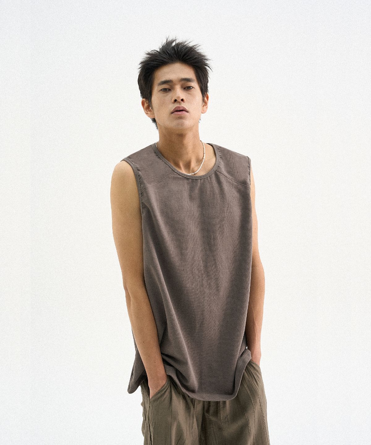트립르센스(TRIP LE SENS) 빈티지 레글런 슬리브리스_차콜