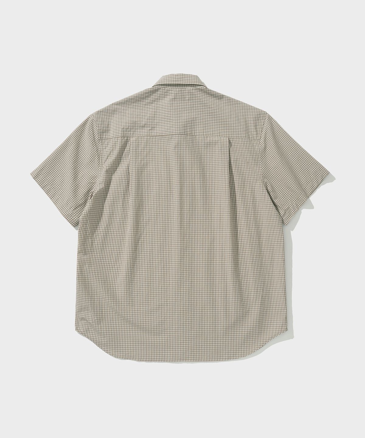 셔터(SHIRTER) STEIN HALF SHIRT (CHECK BEIGE)