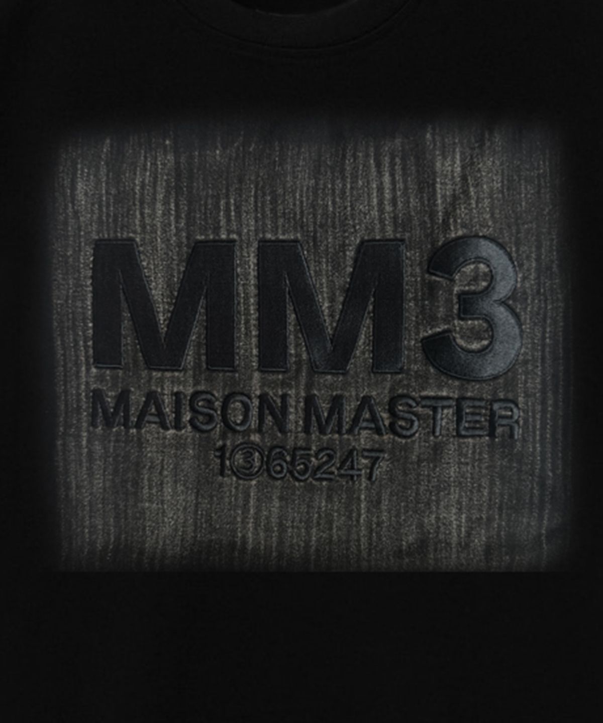 메종마스터(MAISON MASTER) MM3 피그먼트 로고 티셔츠