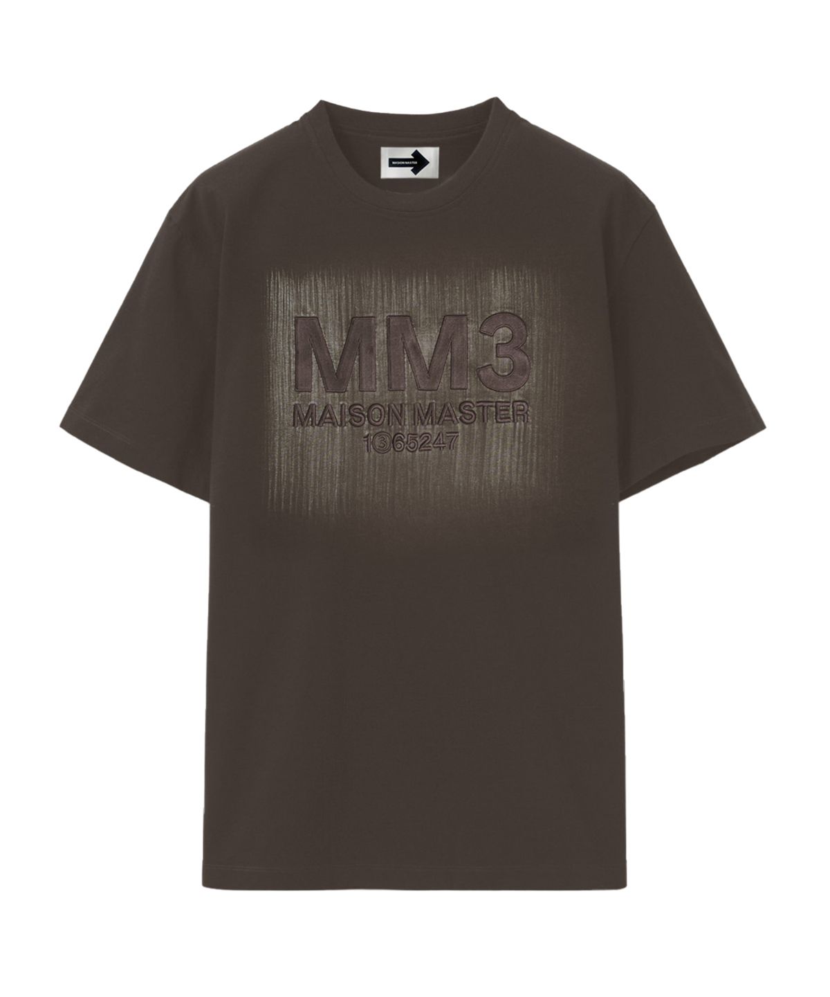 메종마스터(MAISON MASTER) MM3 피그먼트 로고 티셔츠