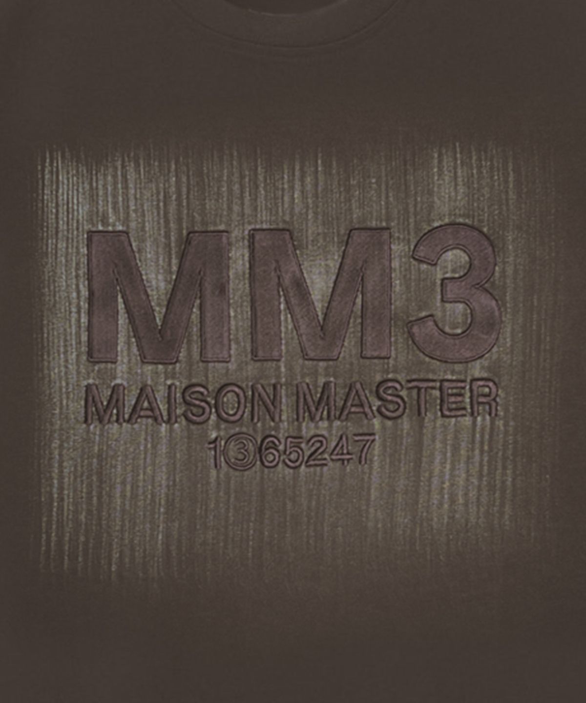 메종마스터(MAISON MASTER) MM3 피그먼트 로고 티셔츠