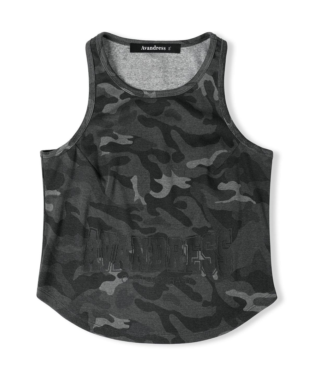 어반드레스(AVANDRESS) CAMO-BX01 Tank Top CHARCOAL
