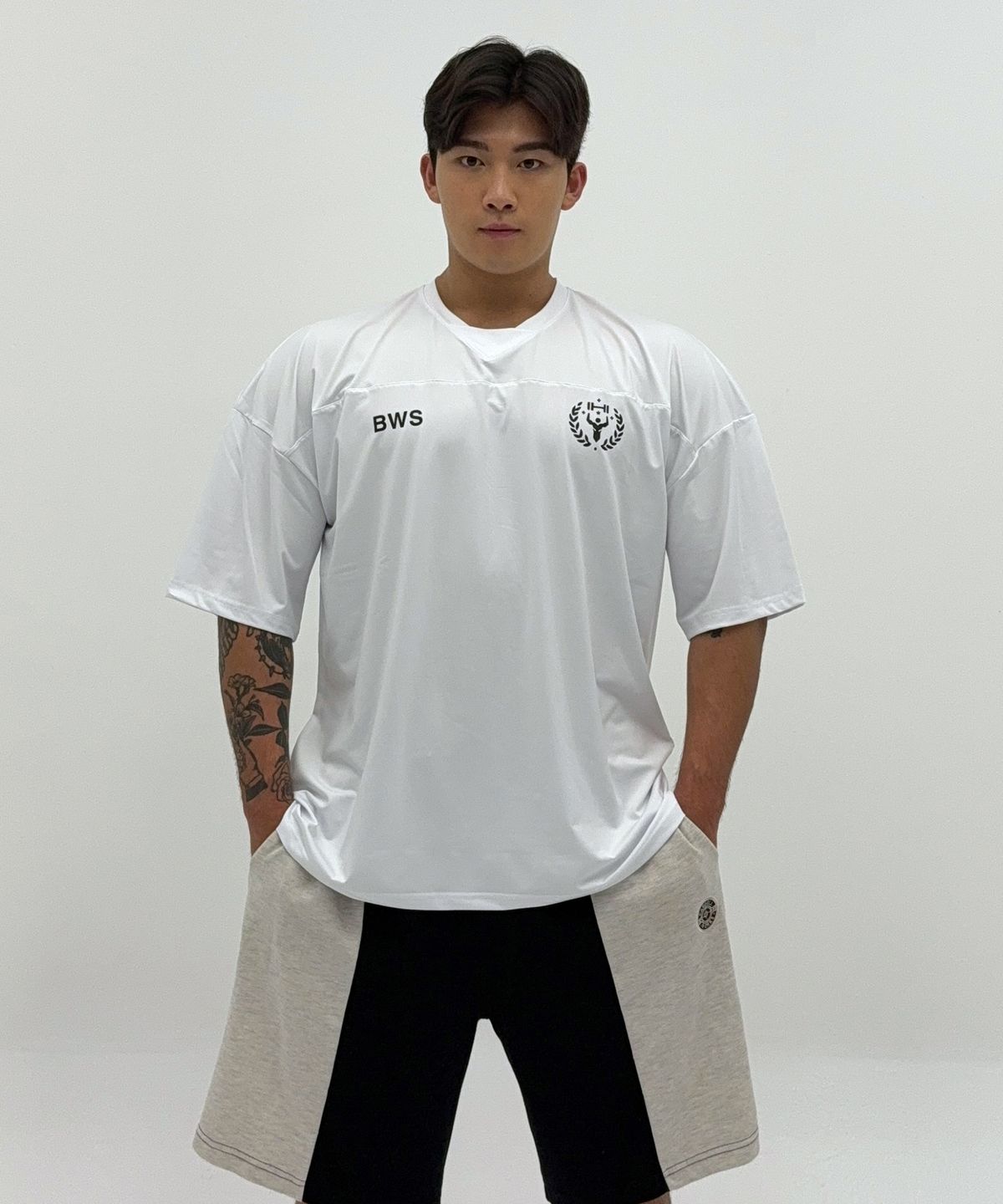 바벨웍스(BARBELLWORKS) 럭비 져지 오버핏