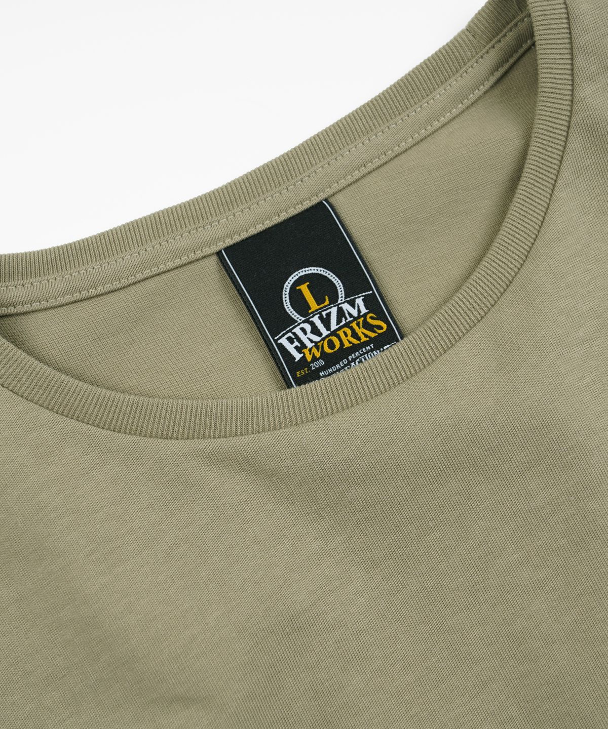 프리즘웍스(FRIZMWORKS) POCKET LOOP TEE _ KHAKI BEIGE