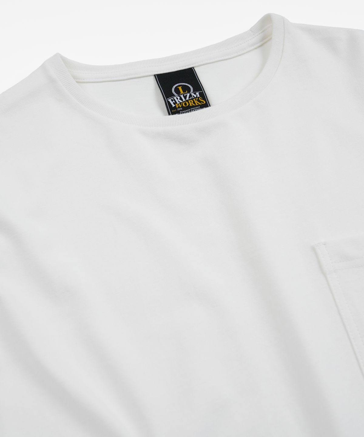 프리즘웍스(FRIZMWORKS) POCKET LOOP TEE _ WHITE