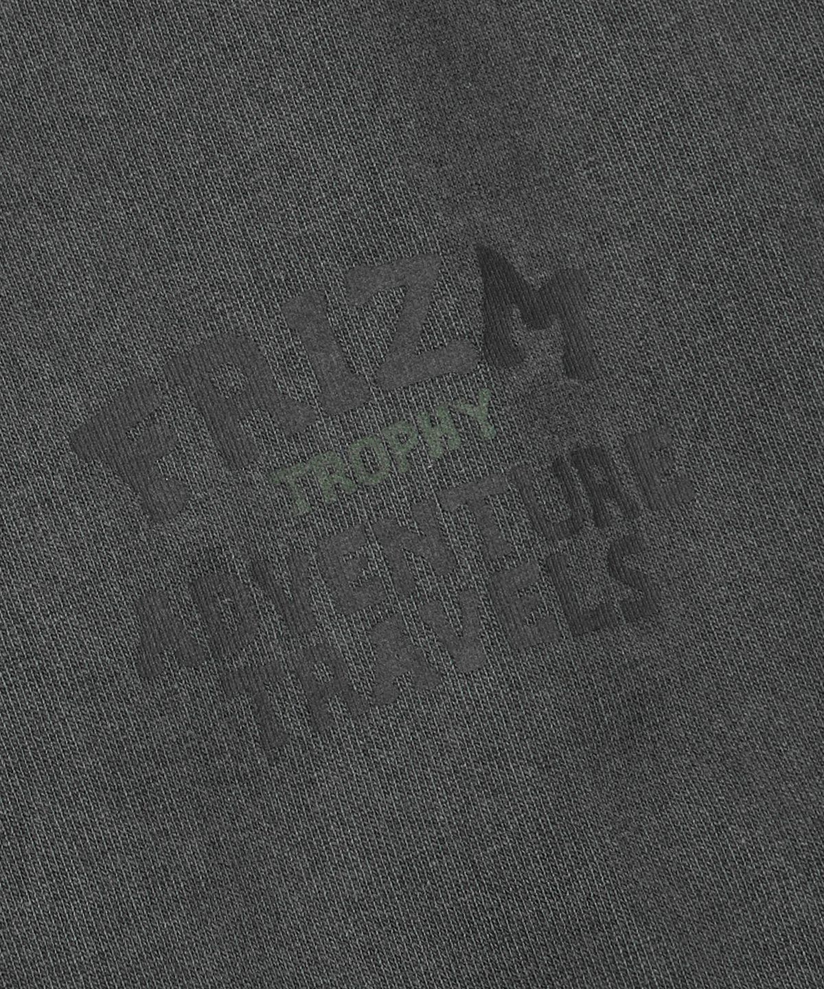 프리즘웍스(FRIZMWORKS) TROPHY PIGMENT DYEING TEE _ CHARCOAL