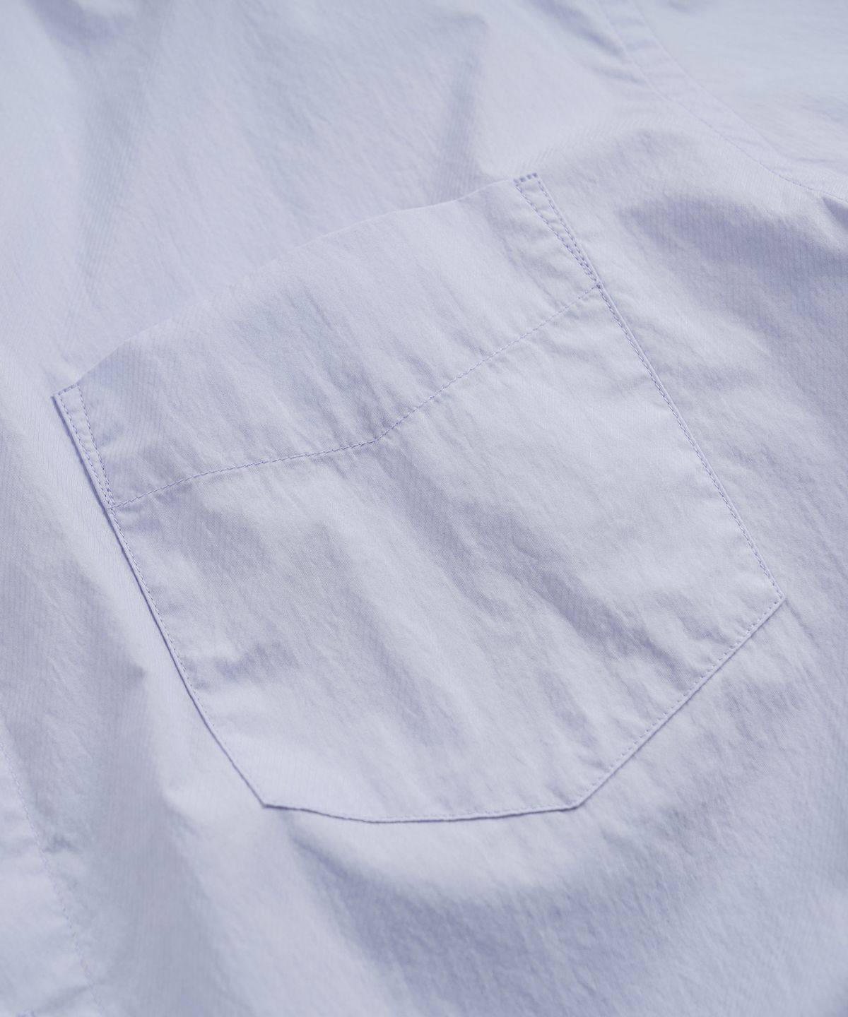 프리즘웍스(FRIZMWORKS) FEATHER CN RELAXED HALF SHIRT _ SKY BLUE