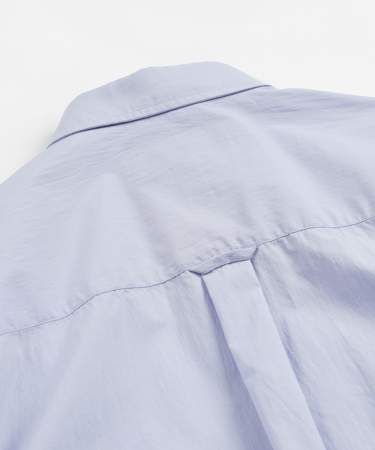 프리즘웍스(FRIZMWORKS) FEATHER CN RELAXED HALF SHIRT _ SKY BLUE
