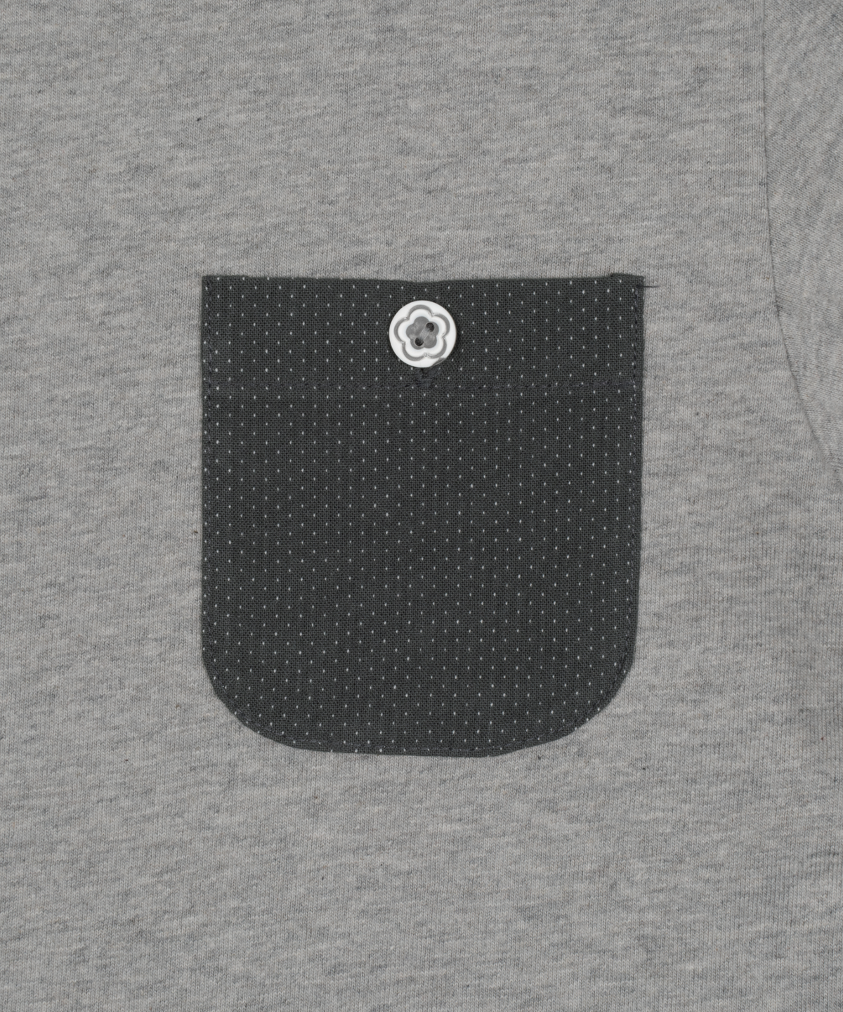 더콜디스트모먼트(THE COLDEST MOMENT) TCM button mini pocket T (grey)