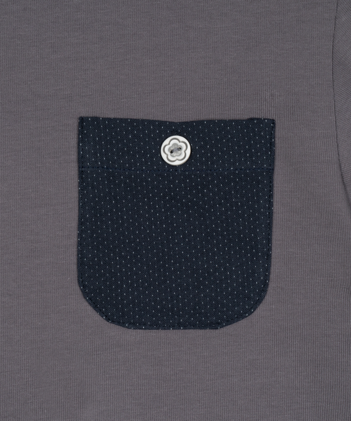 더콜디스트모먼트(THE COLDEST MOMENT) TCM button mini pocket T (navy)