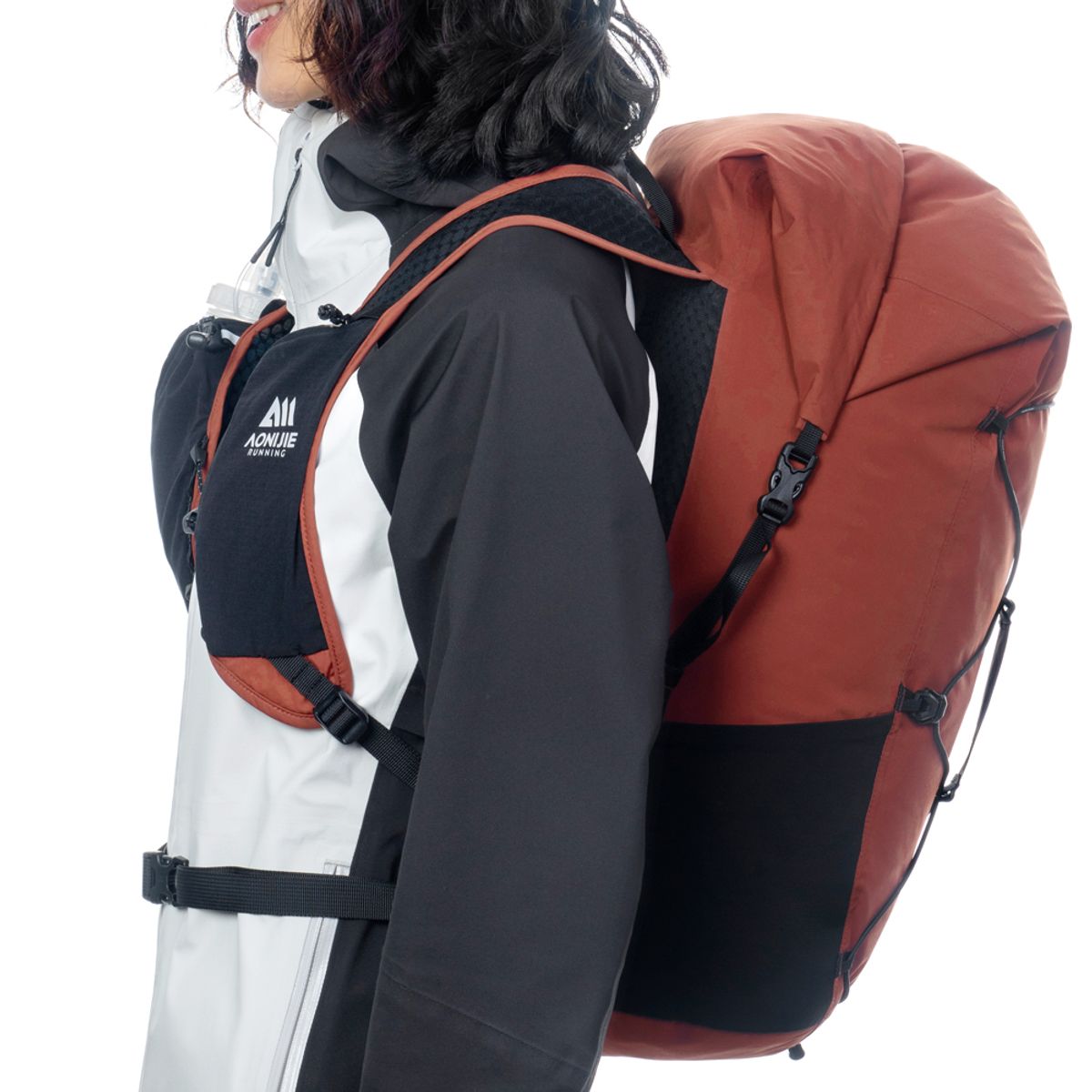 오니지(AONIJIE) 클라우드 V22 레드브라운 (22L) 트레킹 백팩