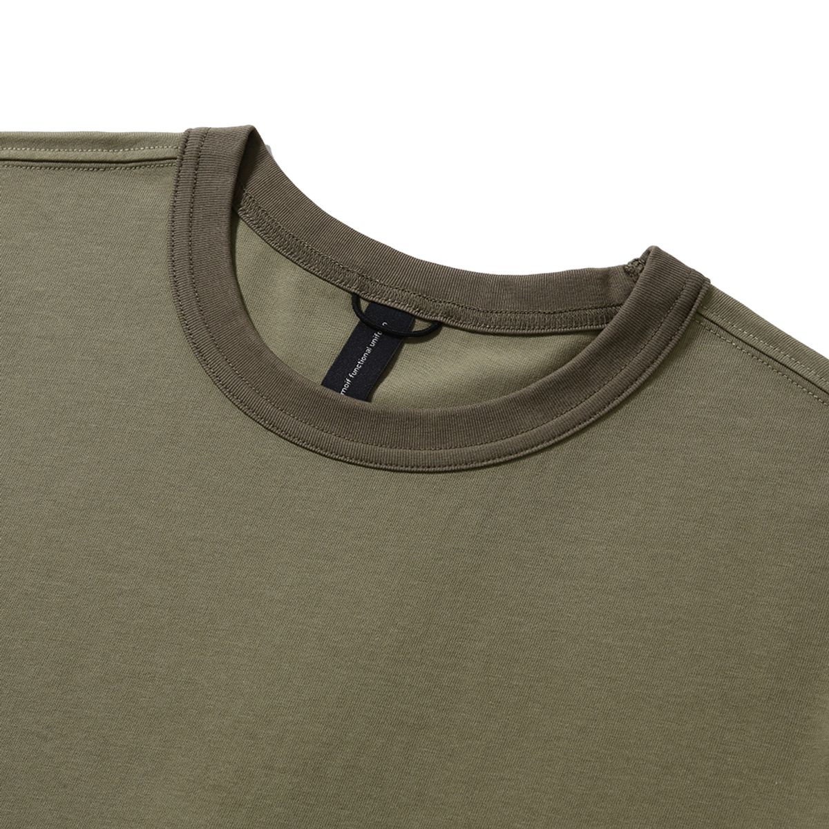 모이프(MOIF) [SS25] RINGER H/S TEE / OLIVE GRAY