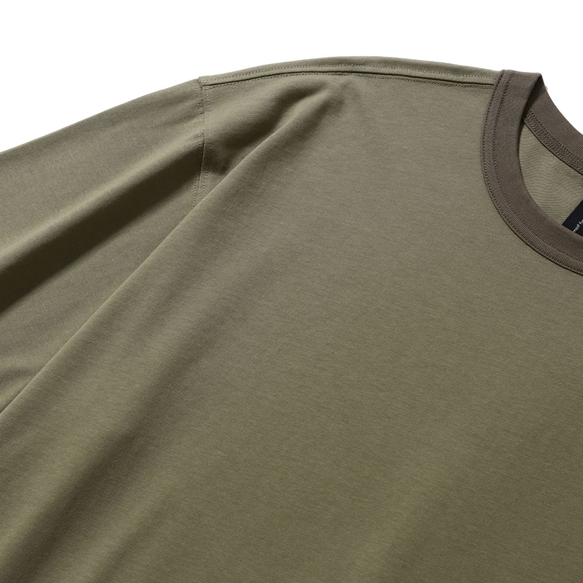 모이프(MOIF) [SS25] RINGER H/S TEE / OLIVE GRAY