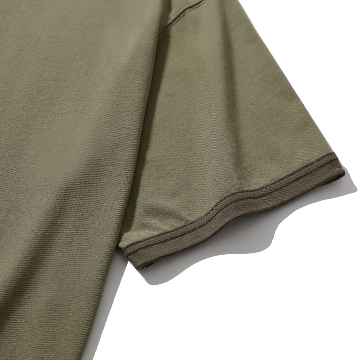 모이프(MOIF) [SS25] RINGER H/S TEE / OLIVE GRAY