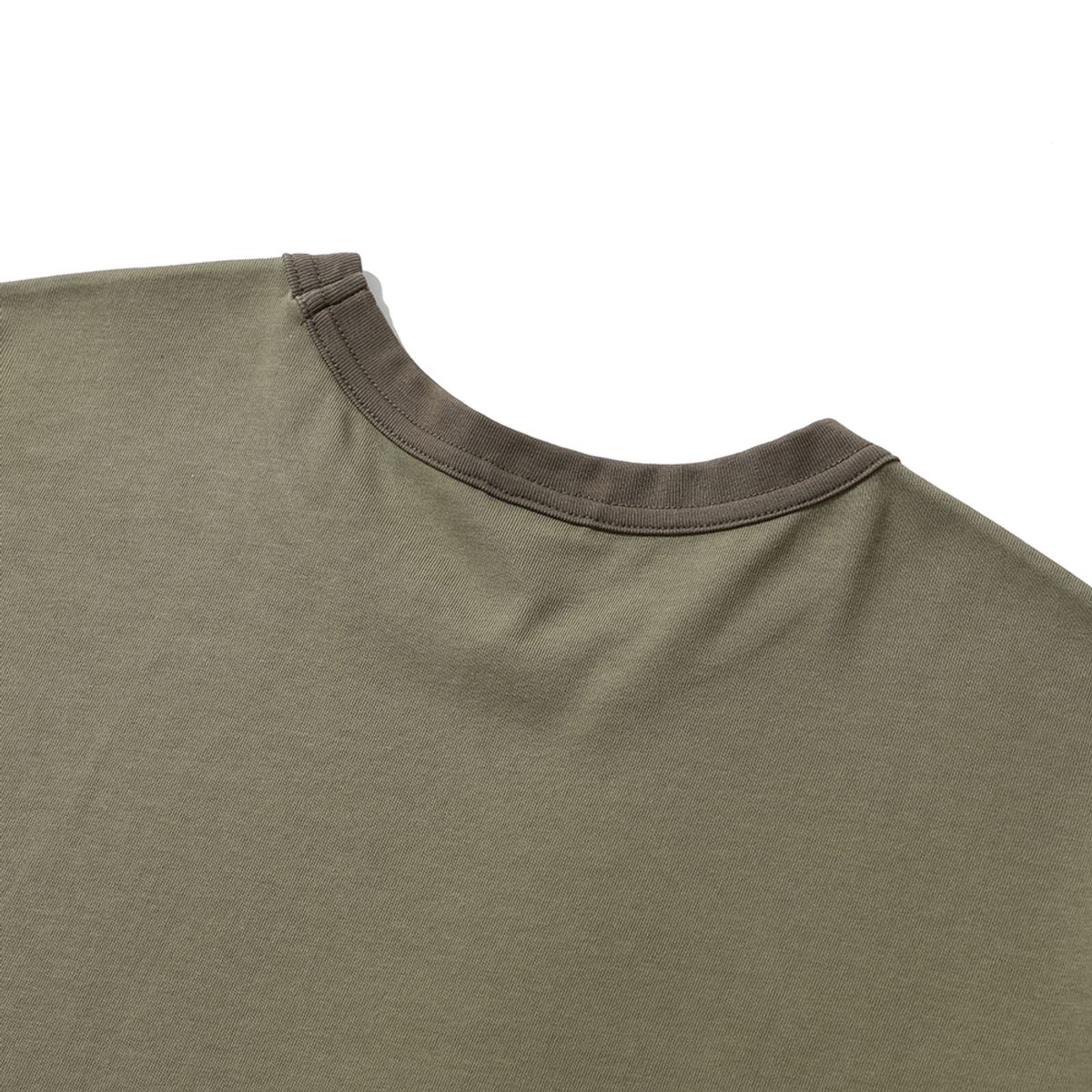 모이프(MOIF) [SS25] RINGER H/S TEE / OLIVE GRAY